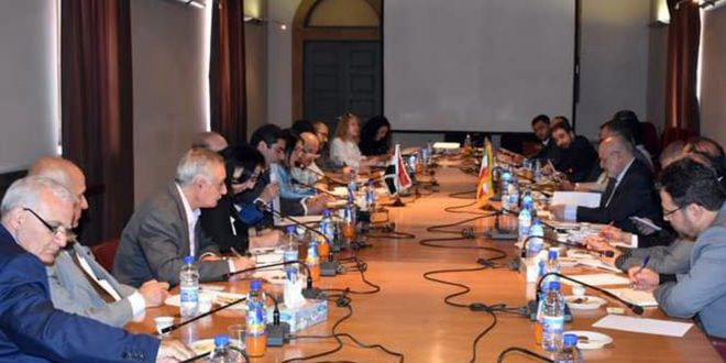 שיחות להידוק שיתוף הפעולה המדעי בין אוניברסיטאות דמשק ומאלק אלאשטר הטכניקית האיראנית