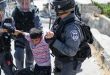 עצירת ילד פלסטיני בעיר אל-קודס הכבושה