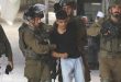 כוחות הכיבוש עצרו פלסטיני אחד בדרום יריחו