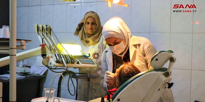 שתי מרפאות הסהר האדום באל-חסכה: שירותים חינם כולל טיפול רפואי תרופות ואנליזה