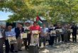 עצרות תמיכה באסירים שבבתי המעצר של הכיבוש בערים פלסטיניות