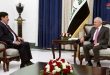 נשיא עיראק הדגיש את תמיכת ארצו בחיזוק הביטחון והיציבות בסוריה במהלך פגישתו עם שגריר סוריה