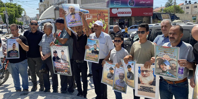 עצרות תמיכה באסירים הפלסטינים במספר ערים בגדה המערבית