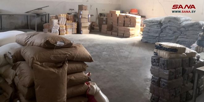 Российская гумпомощь роздана семьям, проживающим в центре временного размещения в Аль-Харджалле