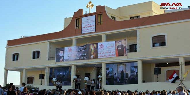Открытие монастыря святого Антония Великого в Сададе провинции Хомс