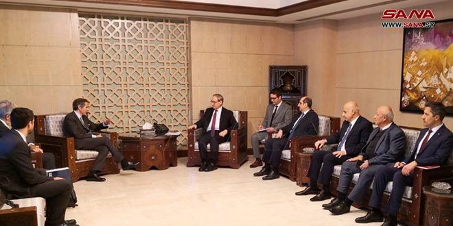 Аль-Мекдад встретился с генеральным директором МАГАТЭ