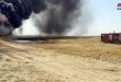 На востоке провинции Хомс произошел пожар на нефтепроводе