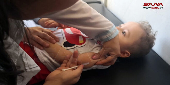 В Сирии стартовала национальная кампания вакцинации детей