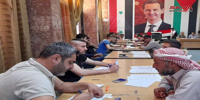 Halep’teki Esad Spor Salonunda  Uzlaşma Süreci Başladı