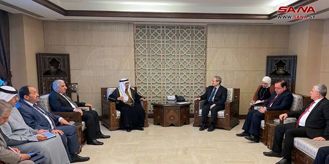 Mikdad, Arap Tarımsal Yatırım ve Kalkınma Otoritesi Başkanı İle Görüştü
