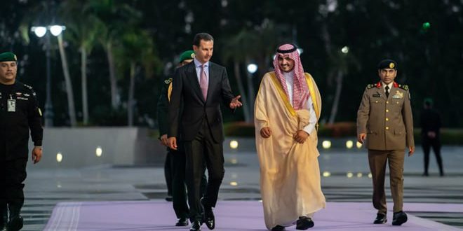 Cumhurbaşkanı Esad, Zirve Düzeyinde Arap Birliği Konseyi Toplantısına Katılmak İçin Cidde’ye Vardı