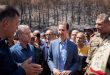 Cumhurbaşkanı Esad, Lazkiye’deki Yangınları Söndüren Ekiplere: Cesaret Örneği Veriyorsunuz