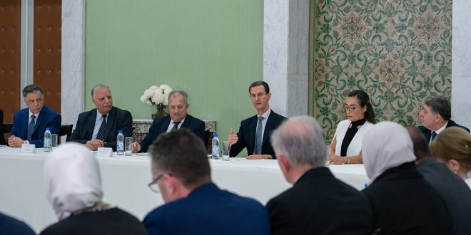 Cumhurbaşkanı Esad Bakan Yardımcılar İle Bir Araya Geldi 