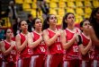 منتخب ناشئات سورية لكرة السلة يحقق المركز الثاني في بطولة كأس آسيا للمستوى الثاني