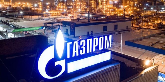 ارتفاع قيمة سهم شركة غازبروم الروسية