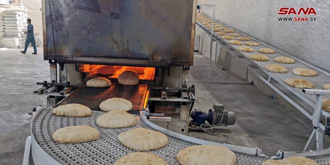 افتتاح مخبز في منطقة كوكب بريف الحسكة بطاقة 14 طناً