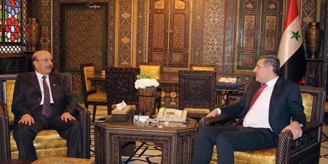 محافظ دمشق يلتقي سفير مملكة البحرين