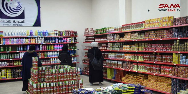 السورية للتجارة بحماة تضع صالة بلدة جرجيسة في الخدمة