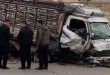 ثلاث وفيات وخمس إصابات جراء حادث سير في محلة المنصورة بحلب