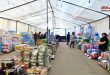 افتتاح سوق خيمة رمضان الخيري ومركز نور الطبي في مخيم اليرموك