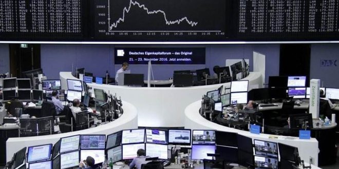 تراجع الأسهم الأوروبية عند الإغلاق