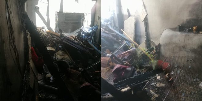 وفاة طفلين جراء نشوب حريق في منزل بمنطقة الحميدية بدمشق