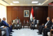 الوزير مخلوف يبحث مع وزير الزراعة السوداني سبل التعاون في المجال المائي