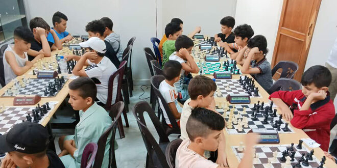 اختتام منافسات بطولة زهرة الجولان للشطرنج للفئات العمرية بالسويداء