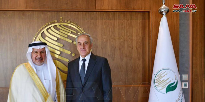 سوسان يلتقي المشرف العام على مركز الملك سلمان للإغاثة والأعمال الإنسانية في الرياض