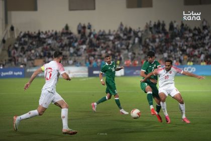 111 4 تعادل منتخبا سوريا الأول لكرة القدم ونظيره الأردني إيجابياً