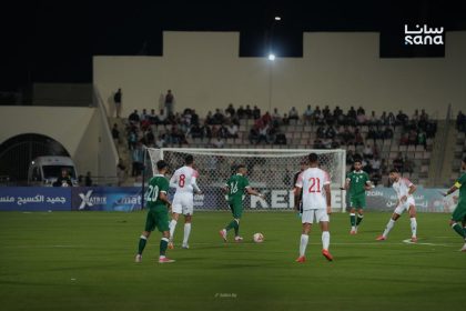 photo 2026 09 27 20 57 21 4 لقطات من الشوط الأول لمباراة منتخب سوريا للرجال بكرة القدم ونظيره الأردني
