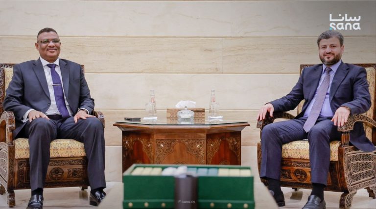 السودان 1 مدير المراسم بالخارجية يبحث مع القائم بالأعمال السوداني تعزيز العلاقات الثنائية